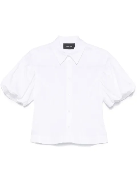Simone Rocha camisa con mangas farol cortas