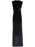 Amen crystal-embellished dress - Black