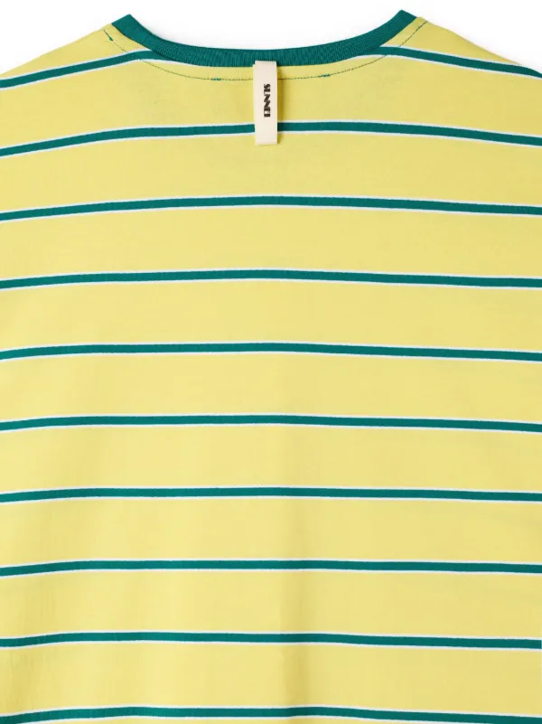 Sunnei Striped t-shirt | Yellow | FARFETCH