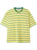 Sunnei striped t-shirt - Yellow