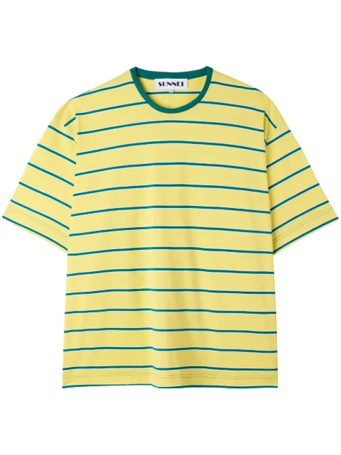 Sunnei playera con motivo de rayas
