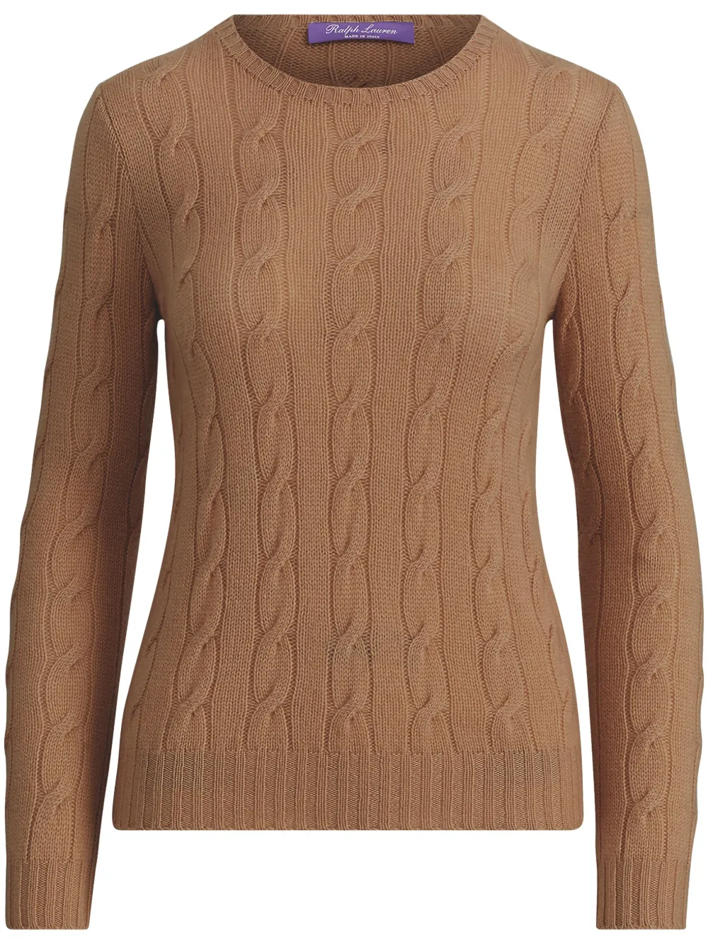 cable-knit cashmere sweater