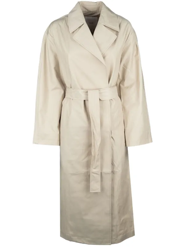 Calvin Klein belted trench coat women Fabric XS Neutrals