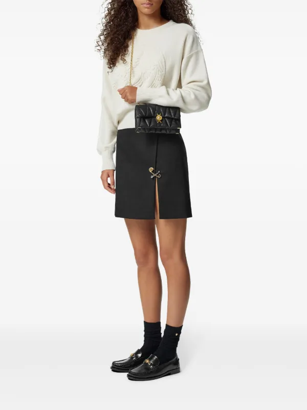 Versace Kleio キルティング ミニバッグ | ブラック | FARFETCH JP