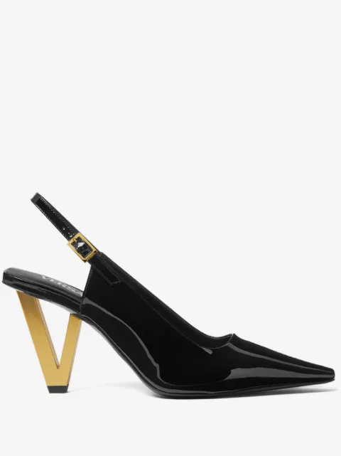 Versace 85mm V2025 slingback pumps