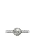 Versace Gianni Ribbon crystal ring - Silver