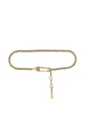 Versace Safety Pin chain belt - Gold