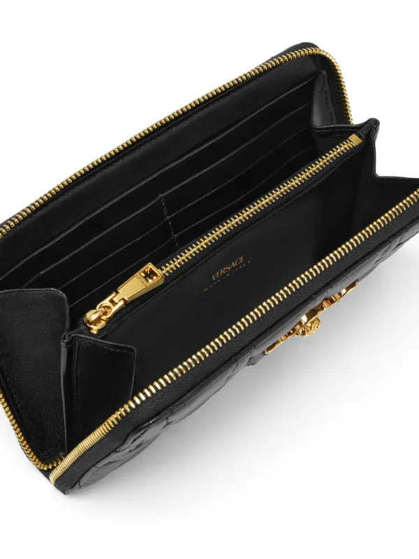 Versace メドゥーサ '95 長財布 | ブラック | FARFETCH JP