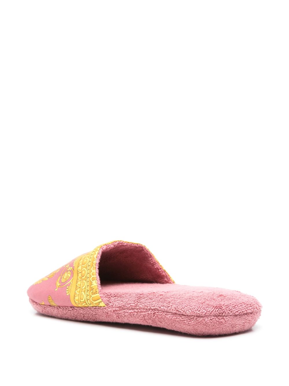 Versace I Heart Baroque slippers Roze