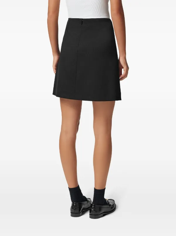 Versace Safety Pin A-line Mini Skirt | Black | FARFETCH