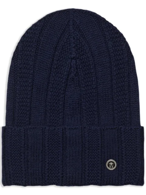 Versace Medusa ribbed-knit beanie
