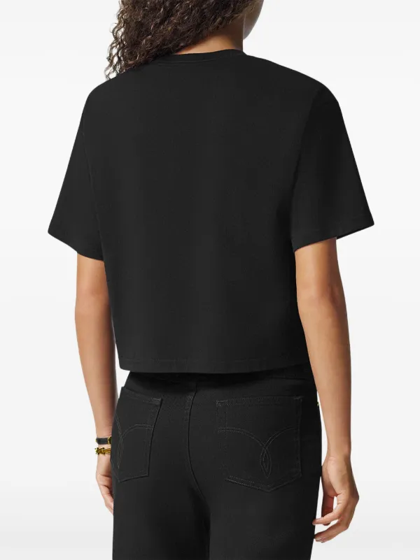 Versace メドゥーサ クロップド Tシャツ | ブラック | FARFETCH JP