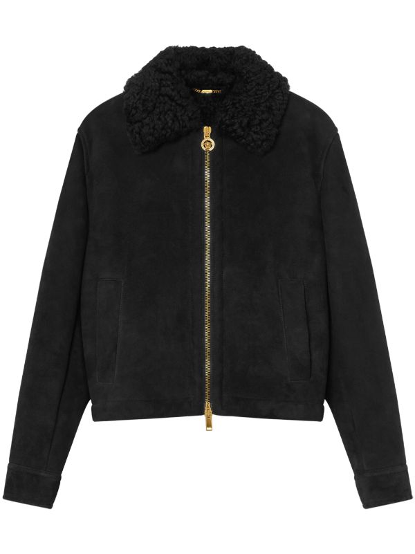 Ami suede bomber shops jacket