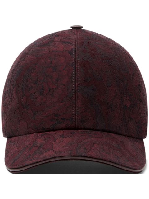 Versace baroque-jacquard cotton cap