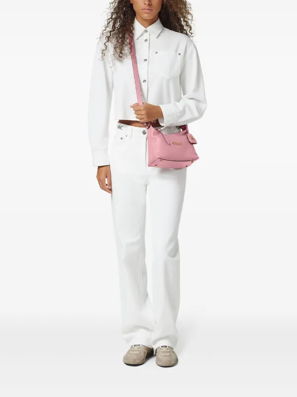 【VERSACE】Versace Tag hobo bag 関税送料込 Versace Tag Hobo Bag | Pink | FARFETCH