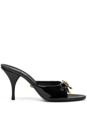 【美品】VERSACE ヴェルサーチ メデューサ付きウェッジソールサンダル ヴェルサーチ VERSACE サンダル （41） KITHxVERSACE メデューサ