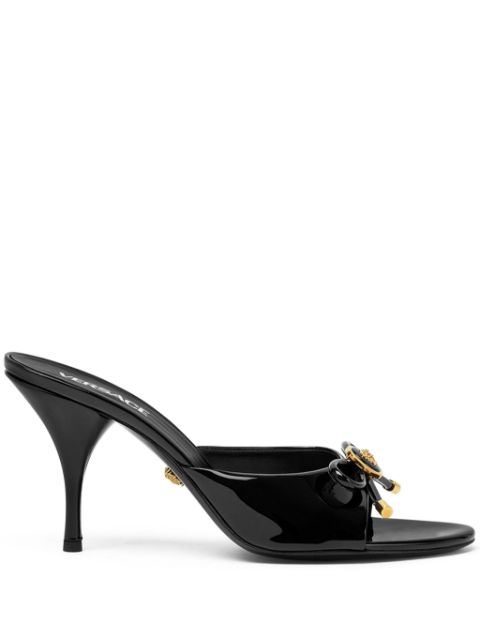 Versace Medusa bow-detail mules