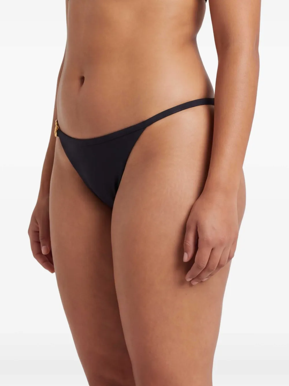 Versace Bikinislip met veiligheidsspeld Zwart