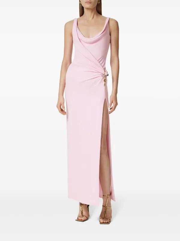 Versace Safety Pin Dress | Pink | FARFETCH Versace Safety Pin Dress | Pink | FARFETCH