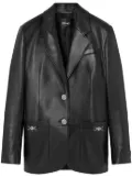 Versace single-breasted blazer - Black