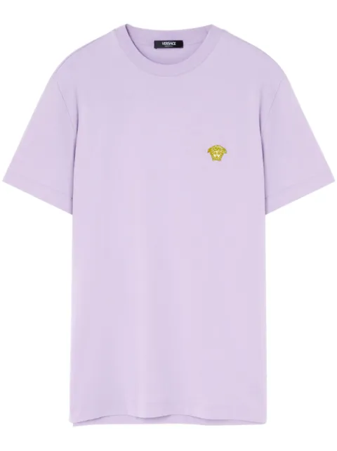 Versace playera con bordado Medusa