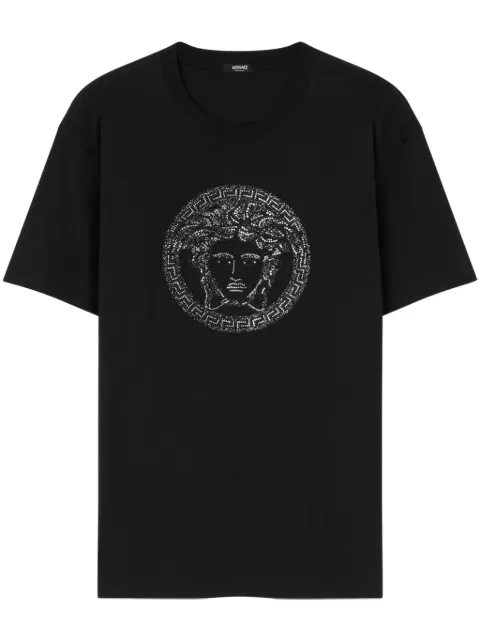 Versace playera con detalle Medusa
