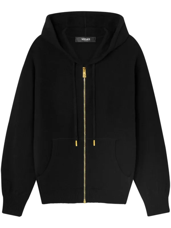 Versace メドゥーサ ジップアップ パーカー | ブラック | FARFETCH JP