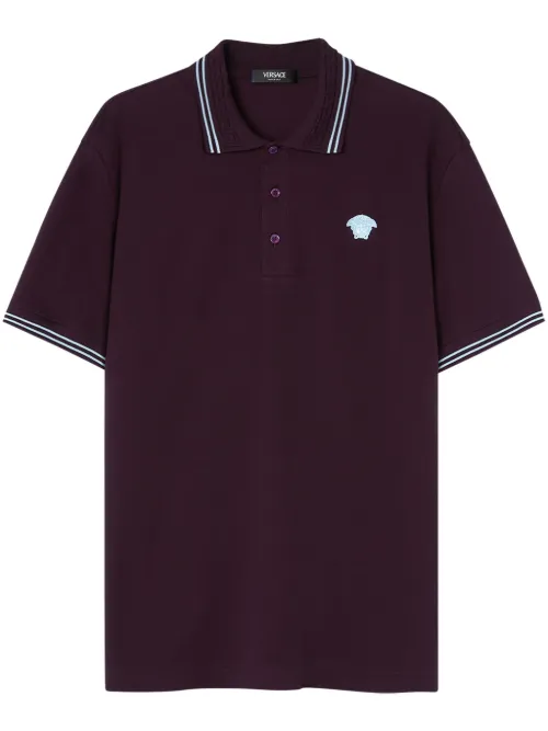 Versace polo Medusa - Violet - Versace - Modalova