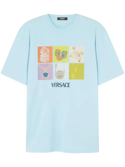 Versace t-shirt Pop Jewels - Bleu - Versace - Modalova