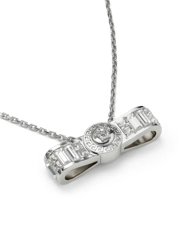 ヴェルサーチェ Versace メドゥーサ スクエア ペンダント