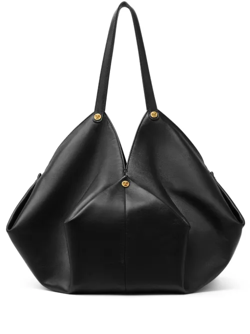 Grand sac porté épaule Protea en daim - Versace - Modalova