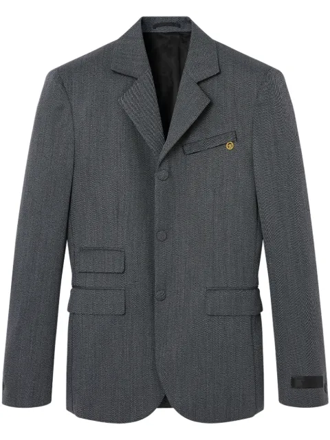 Versace single-breasted wool blazer