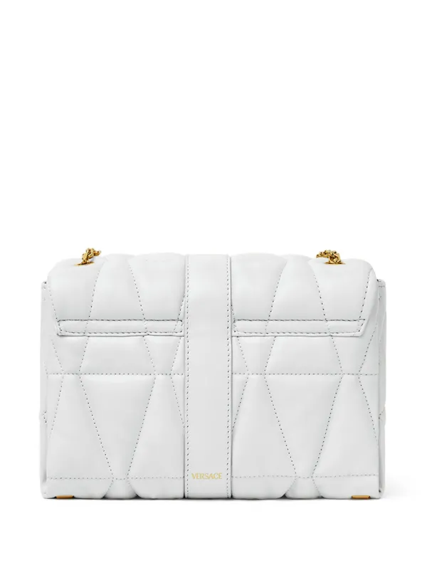 Versace Kleio キルティング ショルダーバッグ | ホワイト