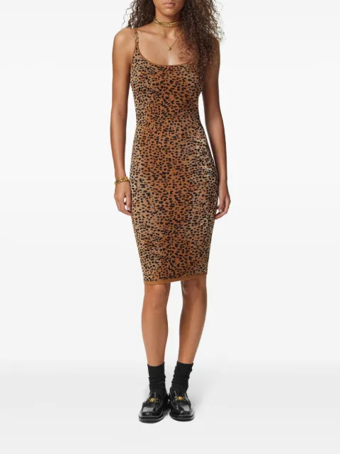 Versace leopard jacquard midi dress 10113961A13230 - 2