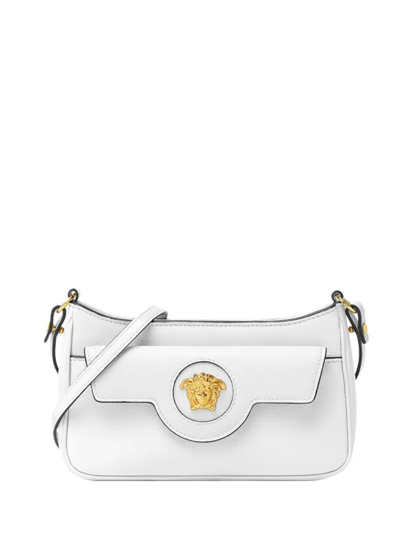 Versace ラ メドゥーサ ショルダーバッグ ミニ | ホワイト | FARFETCH JP
