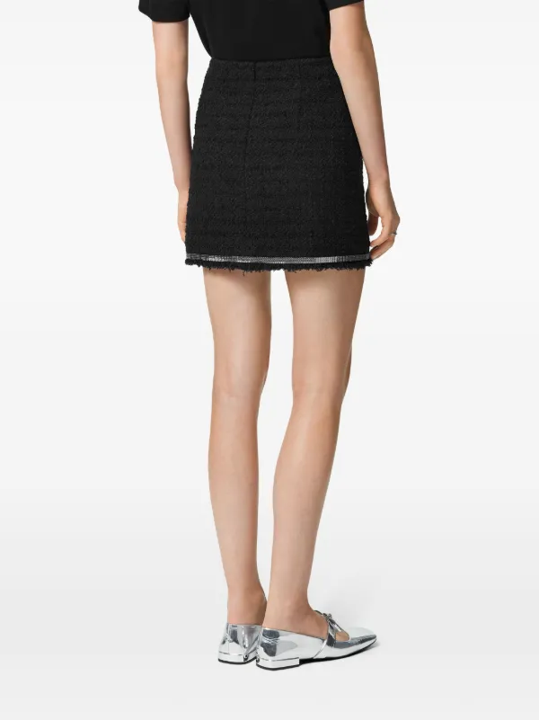 【送料&関税込】Versace Heritage Mid-rise Tweed Mini Skirt 90_1015715-