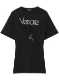 Versace safety-pin T-shirt - Black