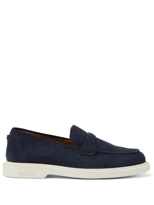 Versace mocassins Giuliano - Bleu - Versace - Modalova