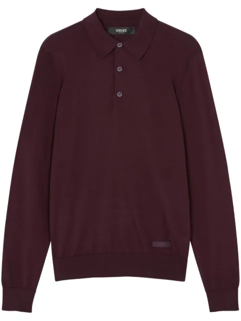 Versace silk polo shirt