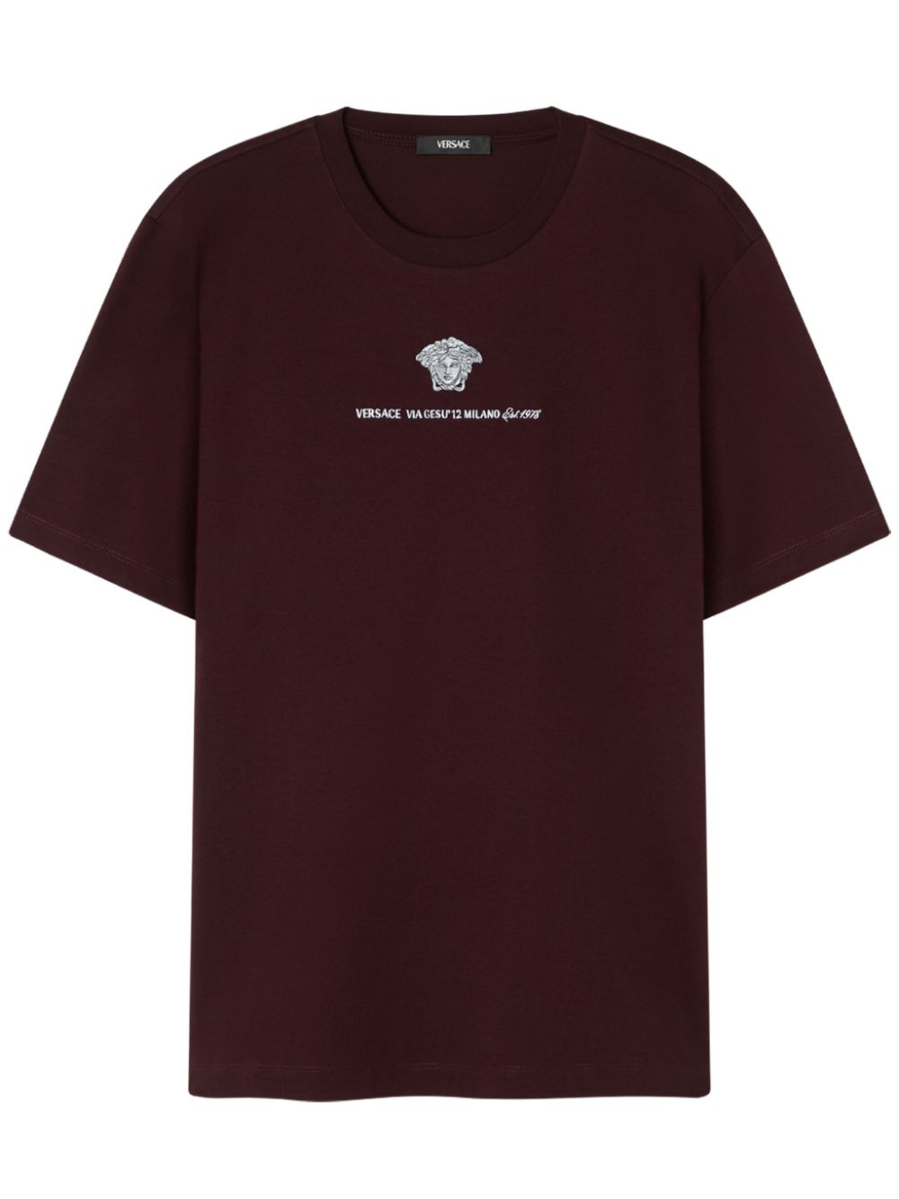 Medusa Milano embroidered T-shirt