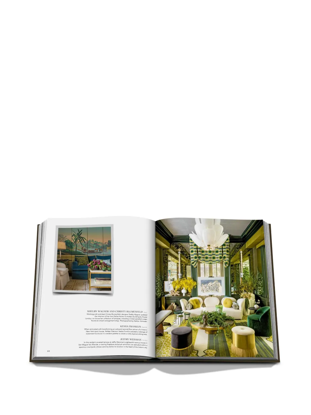 Assouline The Living Room By The Design Leadership Network Hardcover Book In Brown