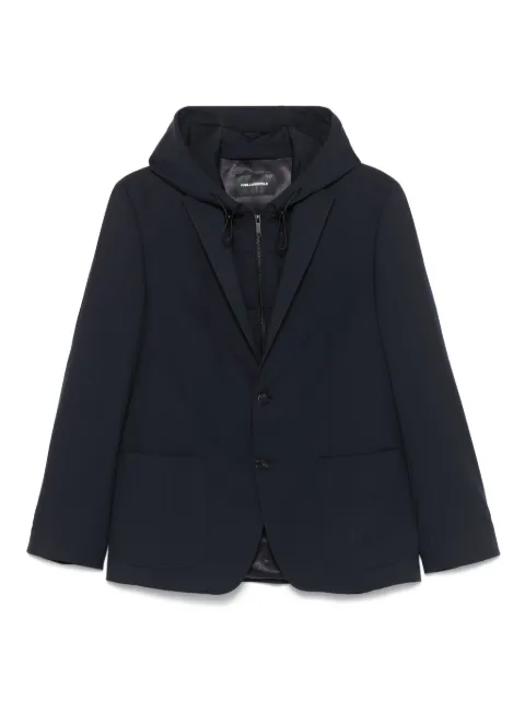 Karl Lagerfeld layered blazer
