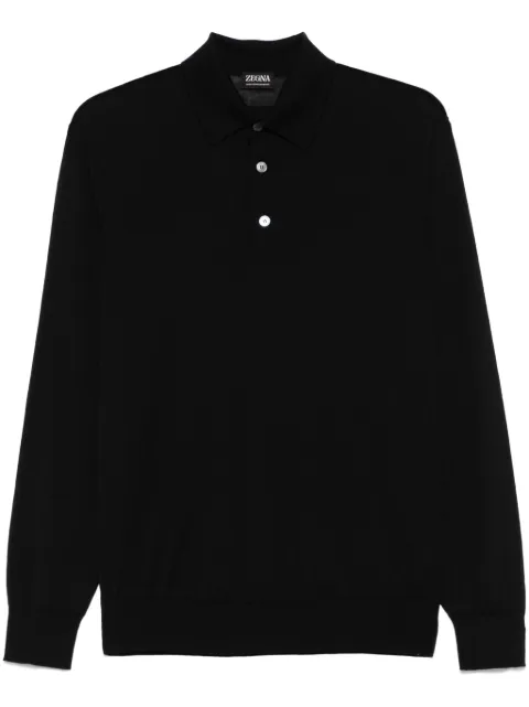 Zegna 울 폴로 셔츠