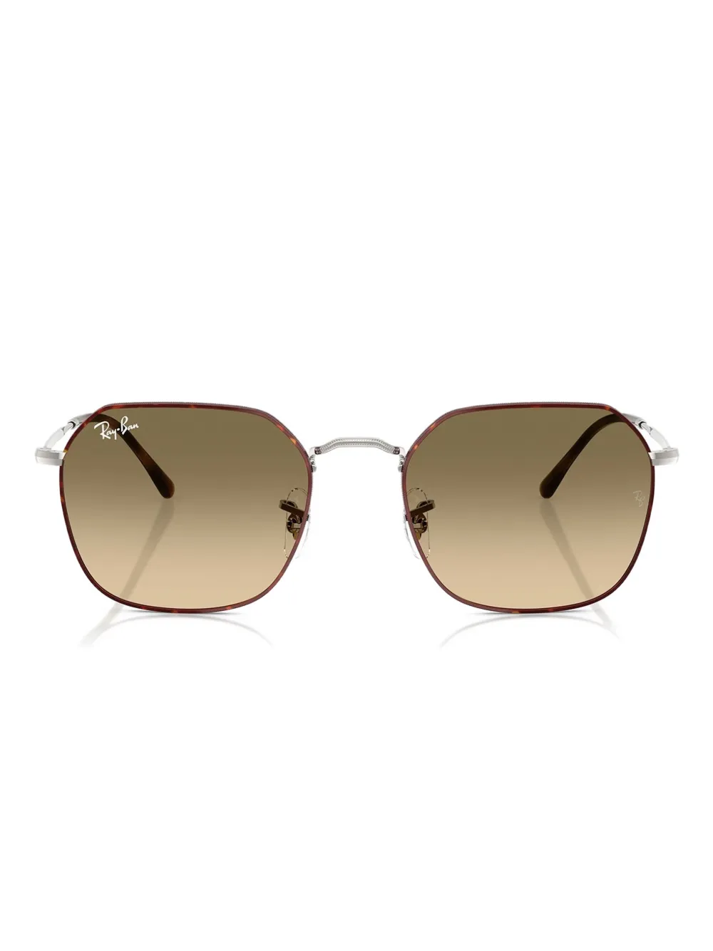 Ray-Ban Occhiali da sole Jim in metallo - Marrone