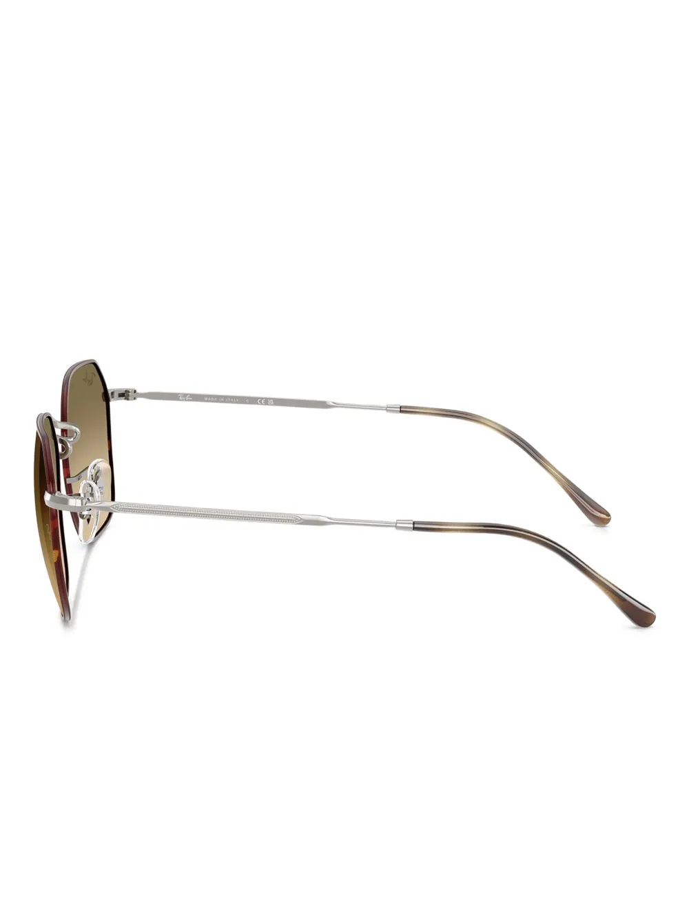 Ray-Ban Jim zonnebril met metalen montuur Bruin
