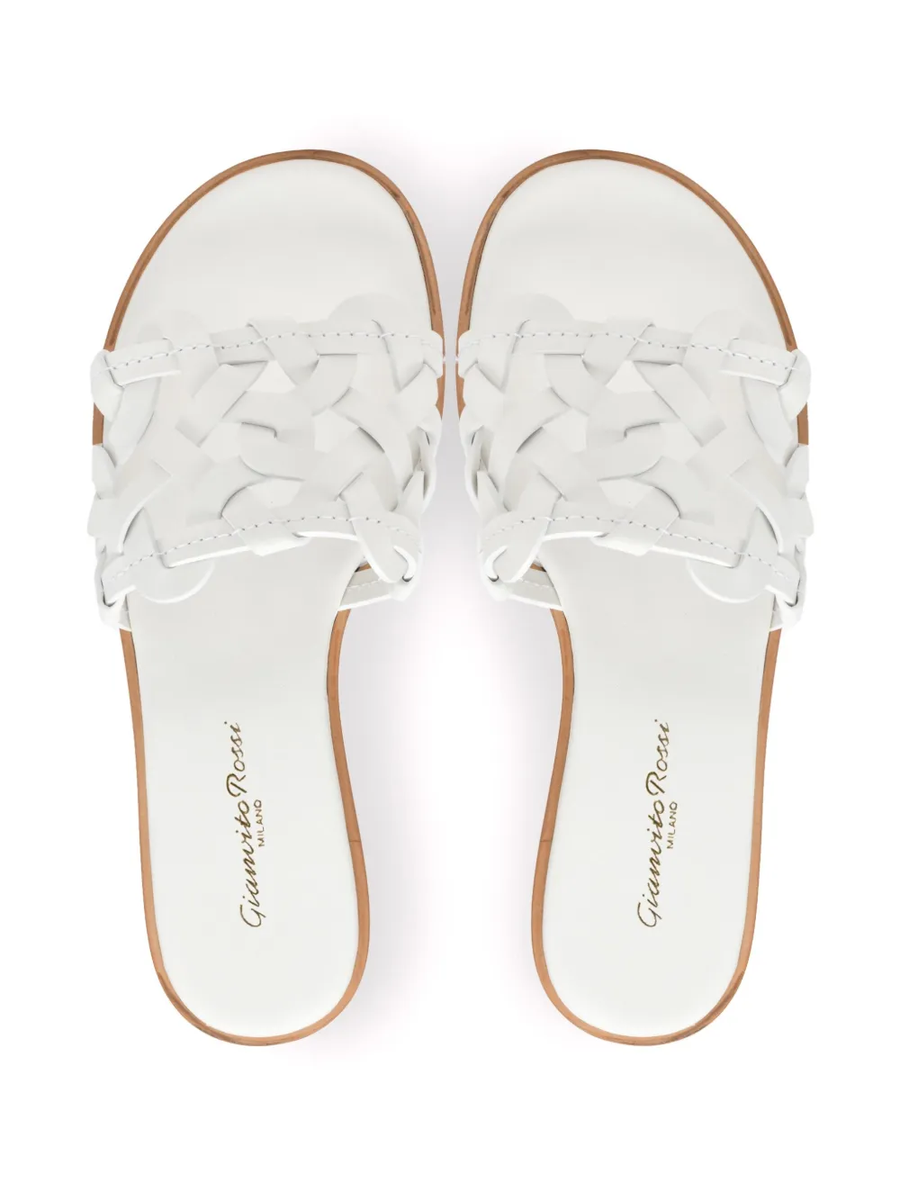 Gianvito Rossi Amalfi slippers Wit