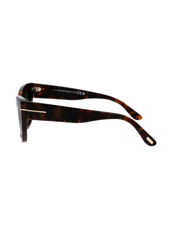 TOM FORD Eyewear スクエアフレーム サングラス | ブラウン