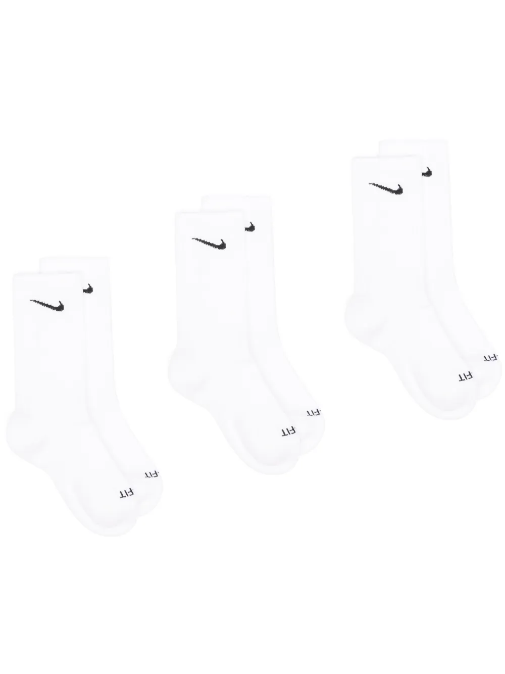 Nike Drie paar Everyday Cushion sokken Wit