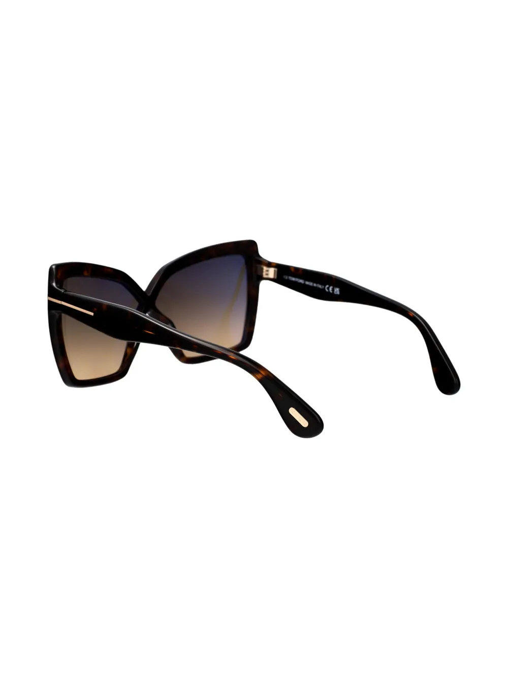 Tom Ford Havana Acetate Sunglasses In Brown