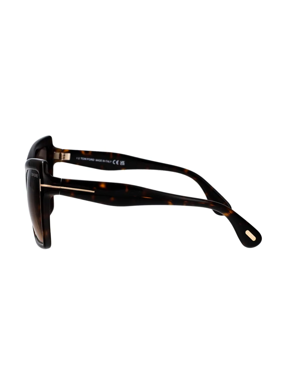 Tom Ford Havana Acetate Sunglasses In Brown